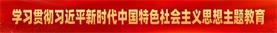 學習貫徹習近平新時代中國特色社會主義思想主題教育